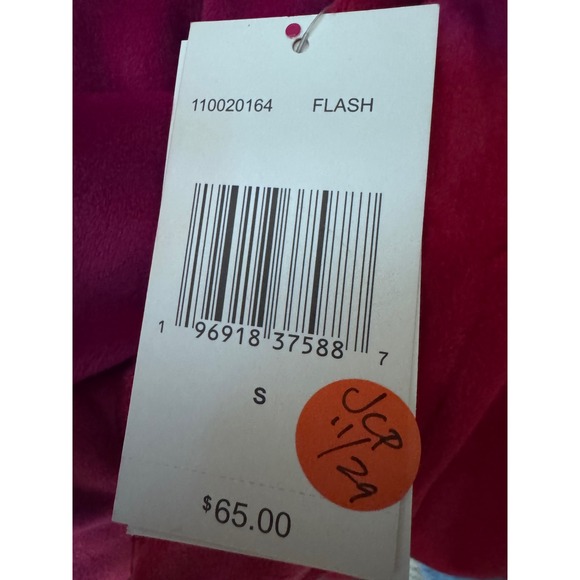 Juicy By Juicy Couture Long Sleeve Red Velour‎ Jumpsuit Size Small NWT Y2K 90s - Picture 9 of 9